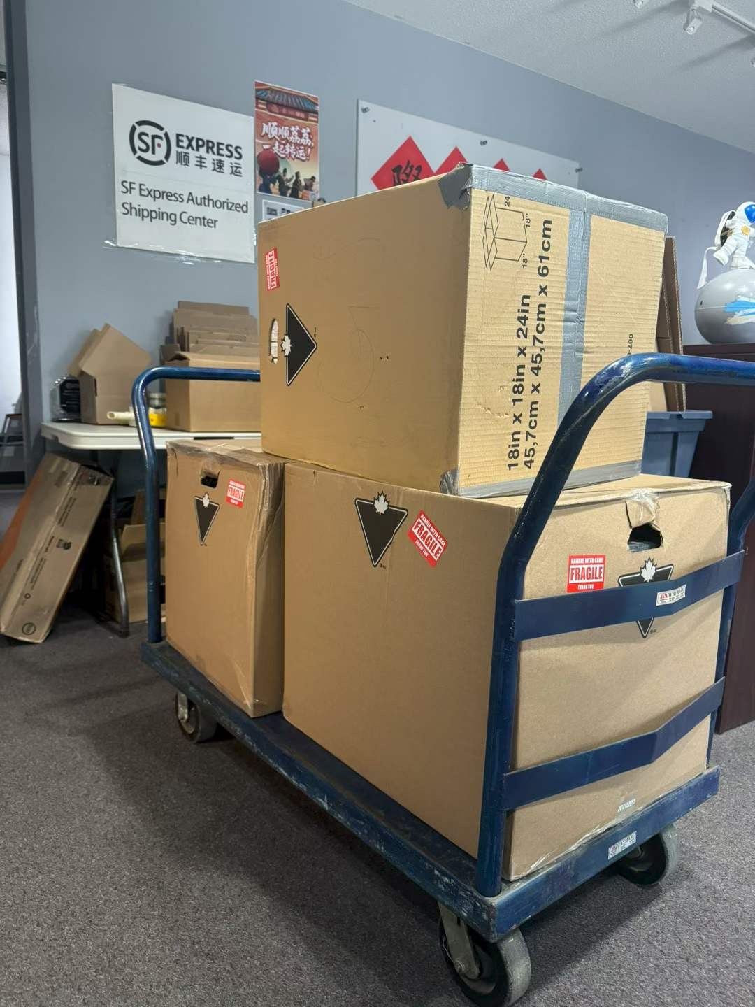  顺丰到位回国案例